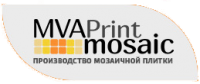 Логотип компании «МВА Мозаика – MVAPrintMosaic - производство мозаики плитки стеклянной»