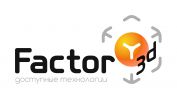 Логотип компании «Factor-3D - 3D оборудование и 3D печать - Интернет-магазин 3D оборудования и 3D печати»
