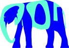 Логотип компании «Типография "слон" - Широкоформатная печать»