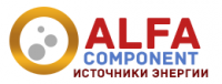 Логотип компании «Альфа Компонент»