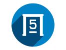 Логотип компании «ПЕЧАТИ 5»